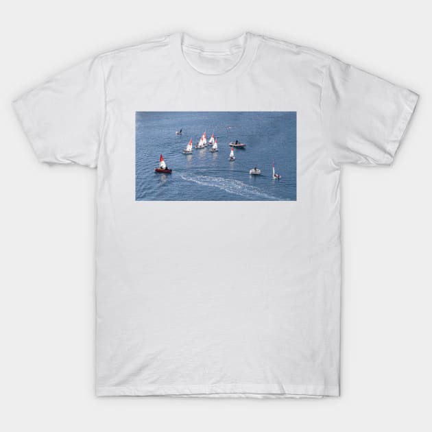 Boat Regatta T-Shirt by Memories4you